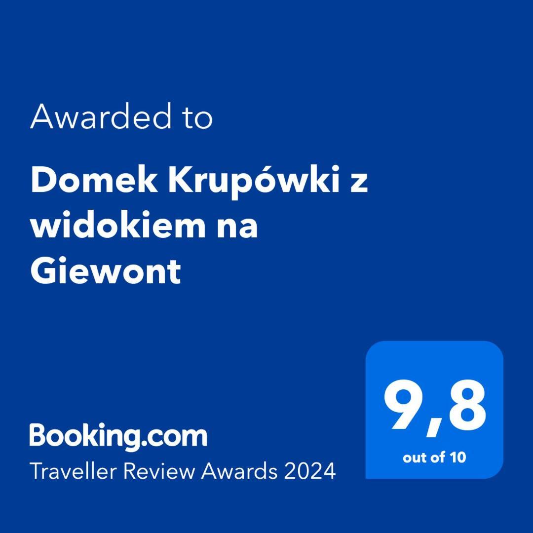 Domek Krupowki Z Widokiem Na Giewont Закопане Экстерьер фото
